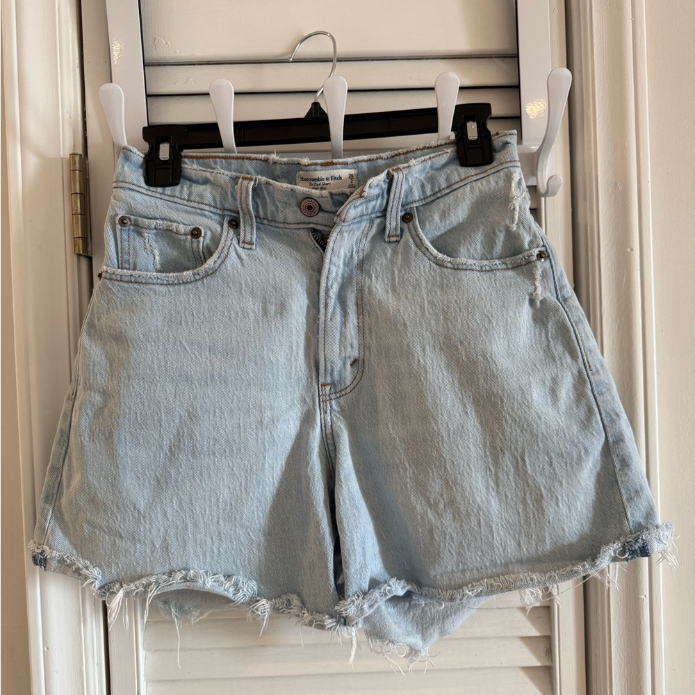 Abercrombie & Fitch Light Wash Jean Shorts